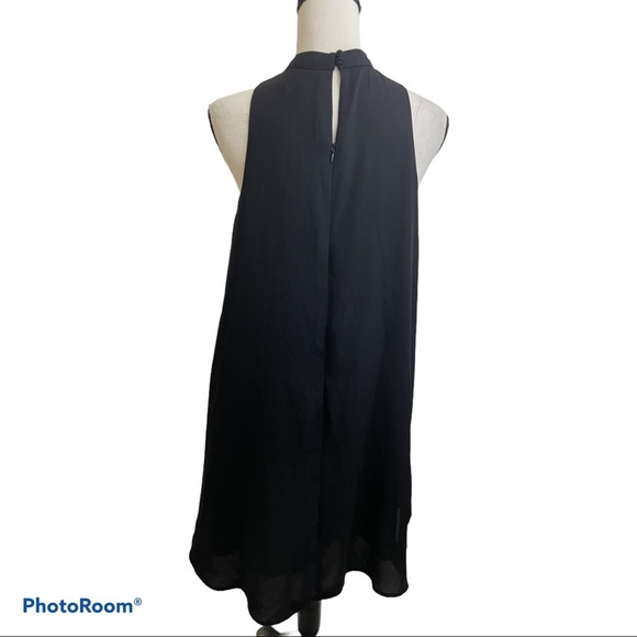 Aqua choker shift dress zipper back size small dress. - Picture 6 of 9